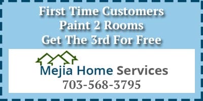 Coupon for First Time Customers. Paint 2 rooms get the 3rd  room free.