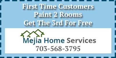 Coupon for First Time Customers. Paint 2 rooms get the 3rd  room free.